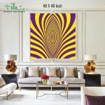 Anukrati Graphics Meditation Illusion Art – Deep Focus Wall Decor