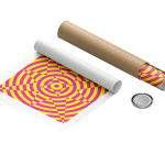 Anukrati Graphics Stress Relief Illusion Art Print – Calming Visual Therapy