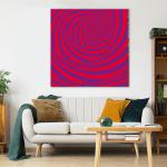 Anukrati Graphics Soothing Optical Illusion Poster – Mental Peace Design