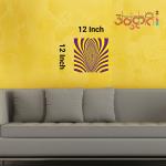 Anukrati Graphics Meditation Illusion Art – Deep Focus Wall Decor