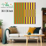 Anukrati Graphics Soothing Spiral Illusion Print – Perfect for Meditation