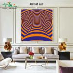 Anukrati Graphics Stress-Reducing Wall Art – Optical Illusion Design