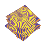 Anukrati Graphics Anxiety Relief Artwork – Abstract Illusion Wall Print