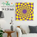 Anukrati Graphics Cognitive Calm Poster – Relax with Visual Illusion