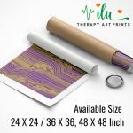Anukrati Graphics Illusion Wall Art for Depression and Anxiety Relief