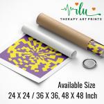 Anukrati Graphics Mood Boosting Illusion Print – Mental Health Support