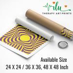 Anukrati Graphics Art Therapy Print – Relaxation Through Visual Illusion