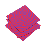 Anukrati Graphics Soothing Optical Illusion Poster – Mental Peace Design