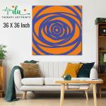 Visual Zen Poster – Anti-Stress Illusion Art Print