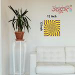 Anukrati Graphics Hypnotic Illusion Art – Inner Peace on Your Wall