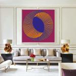 Anukrati Graphics Therapeutic Wall Art – Visual Illusion for Emotional Balance