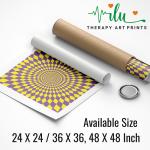 Anukrati Graphics Healing Energy Art – Optical Illusion for Stress Reduction