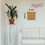 Anukrati Graphics Meditation Illusion Art – Deep Focus Wall Decor