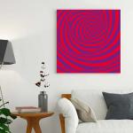 Anukrati Graphics Soothing Optical Illusion Poster – Mental Peace Design