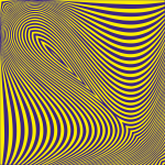 Anukrati Graphics Healing Illusion Art – Mind Relaxation Wall Print