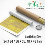 Anukrati Graphics Focus & Relief Illusion Artwork – Great for Therapy Spaces