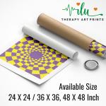 Anukrati Graphics Cognitive Calm Poster – Relax with Visual Illusion
