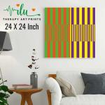 Anukrati Graphics Soothing Spiral Illusion Print – Perfect for Meditation