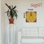 Anukrati Graphics Anxiety Relief Artwork – Abstract Illusion Wall Print