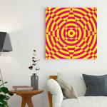 Anukrati Graphics Stress Relief Illusion Art Print – Calming Visual Therapy