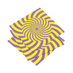 Anukrati Graphics Hypnotic Illusion Art – Inner Peace on Your Wall