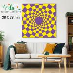 Anukrati Graphics Cognitive Calm Poster – Relax with Visual Illusion