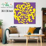 Anukrati Graphics Mood Boosting Illusion Print – Mental Health Support