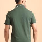 Mens Premium Mercerised Pique Polo Neck Half Sleeve T-shirt