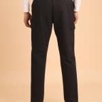 BERRYBLUES Premium 100% Cotton Twill Midrise Six Pockets Cargo Pants - Black