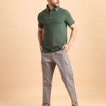 Mens Premium Mercerised Pique Polo Neck Half Sleeve T-shirt