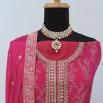 Bestbuy Pure Viscose Jaquard Semi Stitched Salwar Suit