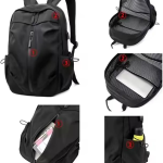 Waterproof Laptop Backpack for Men & Women | Large Capacity Anti-Theft Travel & College Bag with USB Port (15.6 Inch, Black)