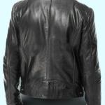 Noora Mens Black Lambskin Leather Jacket, Custom Made Leather Jacket, Cafe Racer Leather Jacket, Premium Leather Jacket For Men, Birthday Gift For Him
