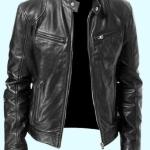 Noora Mens Black Lambskin Leather Jacket, Custom Made Leather Jacket, Cafe Racer Leather Jacket, Premium Leather Jacket For Men, Birthday Gift For Him