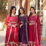 Designer Embroidery Sequins Gown With Heavy Dupatta