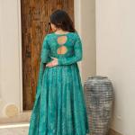 Bandhani print Anarkali suit