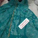 Bandhani print Anarkali suit