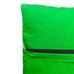 24x24"Handmade Indian Embroidered Cushion Cover – Colorful Floral Suzani Work on Cotton Cushion Cover Boho Decor Pillowcase